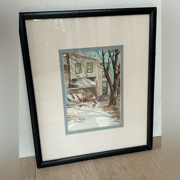 Vintage Framed Print by Trisha Romance. “Speaking of Spring”. Painted in 1978. - Picture 2 of 10